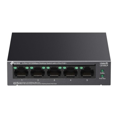 Switch niezarządzalny TP-Link LS105LP 5x100 4x PoE+ 41W TP-LINK