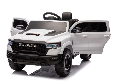 Auto Na Akumulator ZB618 Dodge Ram Biały LEAN CARS Auto Na Akumulator ZB618 Dodge Ram Biały LEAN CARS