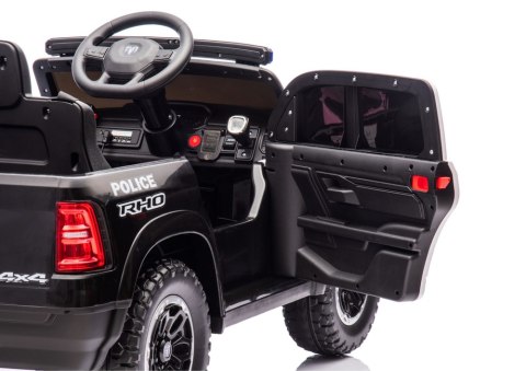 Auto Na Akumulator ZB618P Dodge Ram Policyjny Czarny LEAN CARS Auto Na Akumulator ZB618P Dodge Ram Policyjny Czarny LEAN CARS