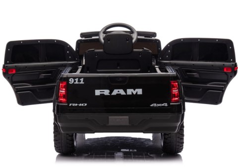 Auto Na Akumulator ZB618P Dodge Ram Policyjny Czarny LEAN CARS Auto Na Akumulator ZB618P Dodge Ram Policyjny Czarny LEAN CARS