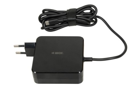 Zasilacz sieciowy iBOX IUZ100TC do notebooków z USB-C Power Delivery 100W IBOX Zasilacz sieciowy iBOX IUZ100TC do notebooków z USB-C Power Delivery 100W IBOX