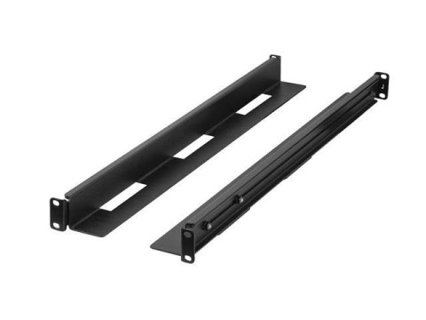 Zestaw szyn montażowych Lanberg do szaf 19" przesuwne 650 x 1090 mm czarny LANBERG