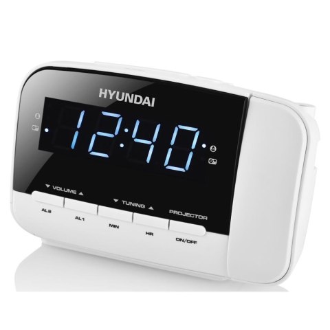 Budzik z radiem i projektorem Hyundai - RAC481PLLWW HYUNDAI Budzik z radiem i projektorem Hyundai - RAC481PLLWW HYUNDAI
