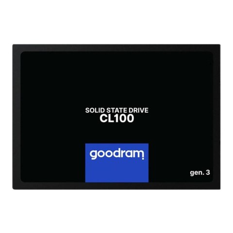 Dysk SSD GOODRAM CL100 480GB SATA III 2,5" GEN.3 (540/460) 7mm Goodram Dysk SSD GOODRAM CL100 480GB SATA III 2,5" GEN.3 (540/460) 7mm Goodram