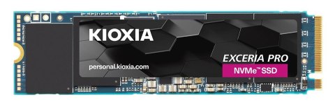 Dysk SSD KIOXIA EXCERIA PRO 2TB PCIe Gen4x4 NVMe (7300/6400 MB/s) 2280-S2-M KIOXIA Dysk SSD KIOXIA EXCERIA PRO 2TB PCIe Gen4x4 NVMe (7300/6400 MB/s) 2280-S2-M KIOXIA