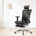 Fotel ergonomiczny ANGEL biurowy obrotowy eurOpa plus z podnóżkiem ANGEL