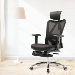 Fotel ergonomiczny ANGEL biurowy obrotowy eurOpa plus z podnóżkiem ANGEL