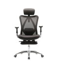 Fotel ergonomiczny ANGEL biurowy obrotowy eurOpa plus z podnóżkiem ANGEL