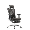 Fotel ergonomiczny ANGEL biurowy obrotowy eurOpa plus z podnóżkiem ANGEL