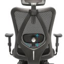 Fotel ergonomiczny ANGEL biurowy obrotowy eurOpa plus z podnóżkiem ANGEL