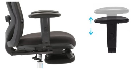 Fotel ergonomiczny ANGEL biurowy obrotowy eurOpa plus z podnóżkiem ANGEL Fotel ergonomiczny ANGEL biurowy obrotowy eurOpa plus z podnóżkiem ANGEL