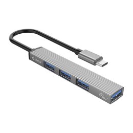 Hub USB-C Orico AH-13-GY-BP 4xUSB-A 3.1 Gen1, 5Gbps, alu ORICO