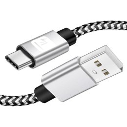 Kabel Techly USB 2.0 USB-A na USB-C 1m M/M 3A Techly