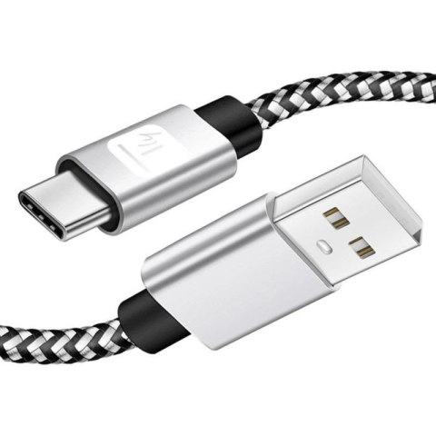 Kabel Techly USB 2.0 USB-A na USB-C 1m M/M 3A Techly