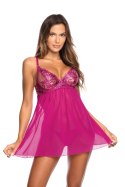 Komplet Model V-10279 Babydoll Fuksja - Axami Axami