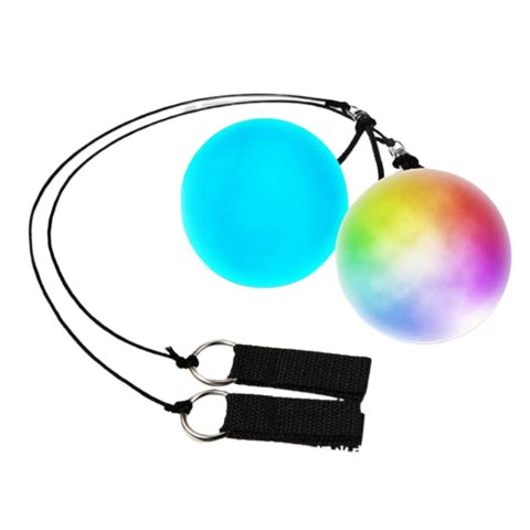 Kula Do Żonglowania Światłowodowa Ledowa LED 2 Kolorowa LEAN Toys