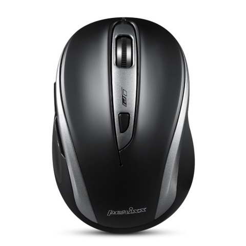 Mysz bezprzewodowa Perixx PERIMICE-721 optyczna 1600dpi 2.4 GHz, czarna, silent, cicha, bezklikowa Perixx Mysz bezprzewodowa Perixx PERIMICE-721 optyczna 1600dpi 2.4 GHz, czarna, silent, cicha, bezklikowa Perixx