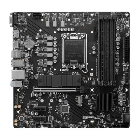Płyta MSI PRO B760M-P DDR4 /B760/DDR4/SATA3/M.2/USB3.1/PCIe4.0/s.1700/mATX MSI