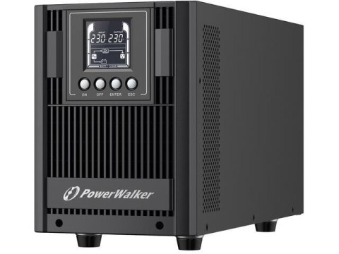Zasilacz awaryjny UPS Power Walker On-Line 2000VA AT 4x FR Out, USB/RS-232, LCD, Tower, EPO Power Walker
