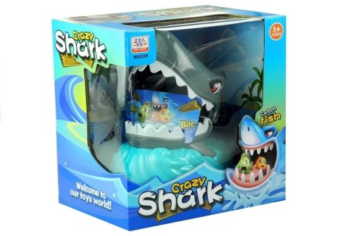 Gra Crazy Shark Rekin Rybki Karty Szalony Rekin LEAN Toys Gra Crazy Shark Rekin Rybki Karty Szalony Rekin LEAN Toys