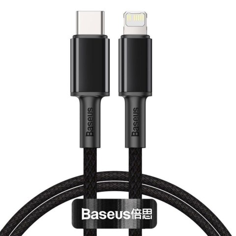 Kabel przewód USB-C / Typ-C - Lightning / iPhone 100cm Baseus CATLGD-01 z obsługą szybkiego ładowania 20W PD Baseus