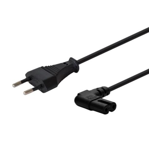 Kabel zasilający Savio CL-144 kątowy, 2pin, 3,0m Savio