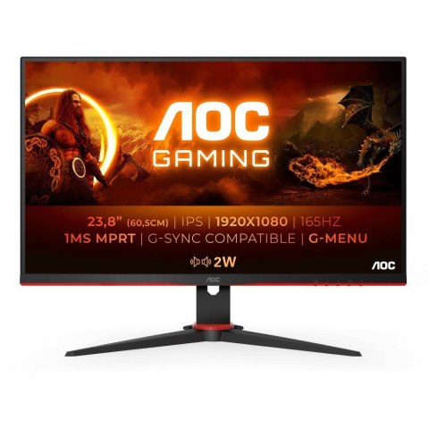Monitor AOC 23,8" 24G2SPAE/BK VGA HDMI 2xDP głośniki 2Wx2 AOC Monitor AOC 23,8" 24G2SPAE/BK VGA HDMI 2xDP głośniki 2Wx2 AOC