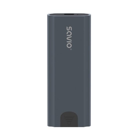 Obudowa na dysk M.2 SDD NVMe SAVIO AK-67, USB 3.1 Gen.2, 10 Gbps, szara Savio