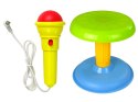 Organy Keyboard Krzesełko Mikrofon Niebieski LEAN Toys Organy Keyboard Krzesełko Mikrofon Niebieski LEAN Toys