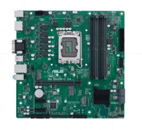 Płyta Asus PRO B660M-C D4-CSM /B660/DDR4/SATA3/M.2/USB3.0/PCIe4.0/s.1700/mATX Asus