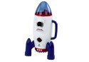 Rakieta Kosmiczna Otwierana Kosmonauci Pojazd Kosmiczny Światła Dźwięki LEAN Toys