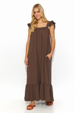 Sukienka Model M817 Czekolada - Makadamia Makadamia