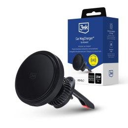 Uchwyt samochodowy z ładowarką indukcyjną 3mk Car MagCharger for Airvent 3mk Protection