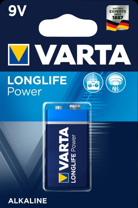 Baterie VARTA High Energy, E-Block, 9V 6LR61/PP3 - 1 szt Varta Baterie