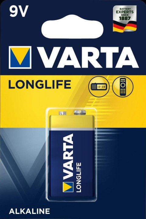 Baterie VARTA Longlife Extra 6LR61/PP3 9V 1szt Varta Baterie Baterie VARTA Longlife Extra 6LR61/PP3 9V 1szt Varta Baterie