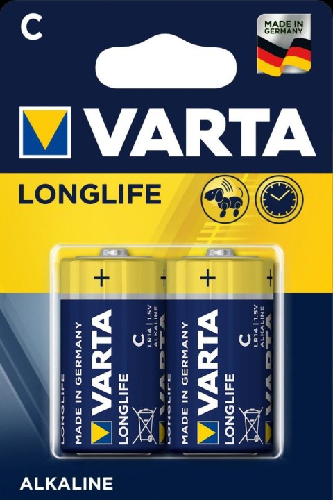 Baterie VARTA Longlife Extra LR14/C 2szt Varta Baterie Baterie VARTA Longlife Extra LR14/C 2szt Varta Baterie