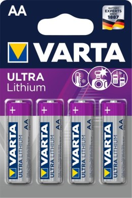 Baterie Varta Professional Lithium, Mignon AA - 4 szt Varta Baterie