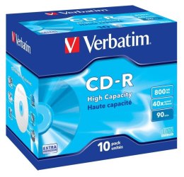 CD-R Verbatim 40x 800MB (Jewel Case 10) EXTRA PROTECTION Verbatim