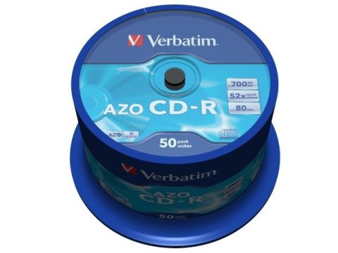 CD-R Verbatim 700MB AZO (Cake 50) Verbatim