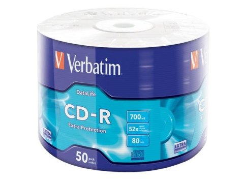 CD-R Verbatim 700MB Extra Protection Wrap (50 Spindel) Verbatim CD-R Verbatim 700MB Extra Protection Wrap (50 Spindel) Verbatim