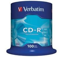 CD-R Verbatim 700MB Extra Protection (cake 100) Verbatim CD-R Verbatim 700MB Extra Protection (cake 100) Verbatim
