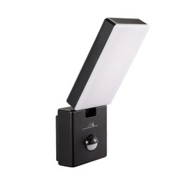 Lampa LED z czujnikiem ruchu Maclean MCE516 B, czujnik ruchu PIR, kolor czarny, 10W, IP65, 800lm, barwa neutralna biała (4000K) Maclean