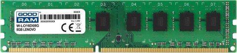 Pamięć DDR3 GOODRAM 8GB LENOVO 1600MHz PC3L-12800 DDR3 DIMM Goodram Pamięć DDR3 GOODRAM 8GB LENOVO 1600MHz PC3L-12800 DDR3 DIMM Goodram