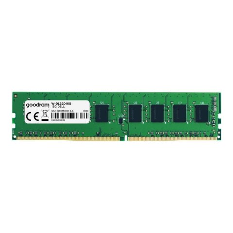 Pamięć DDR4 GOODRAM 16GB dedyk. DELL 3200MHz PC4-25600U CL22 1,2V Goodram