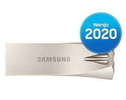 Pendrive Samsung BAR Plus 2020 256GB USB 3.1 Flash Drive 400 MB/s Champaign Silver SAMSUNG