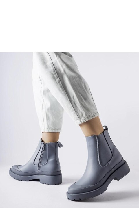 Szare gumowe botki Detis - Solea Solea