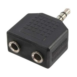 Adapter audio stereo LogiLink CA1002 3,5mm jack (M) > 2x 3,5mm jack (F) LogiLink