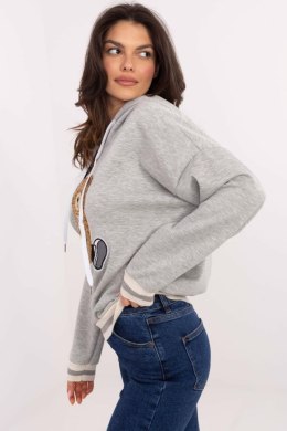 Bluza Damska Model MI-BL-M60911.65P Grey - Italy Moda Italy Moda