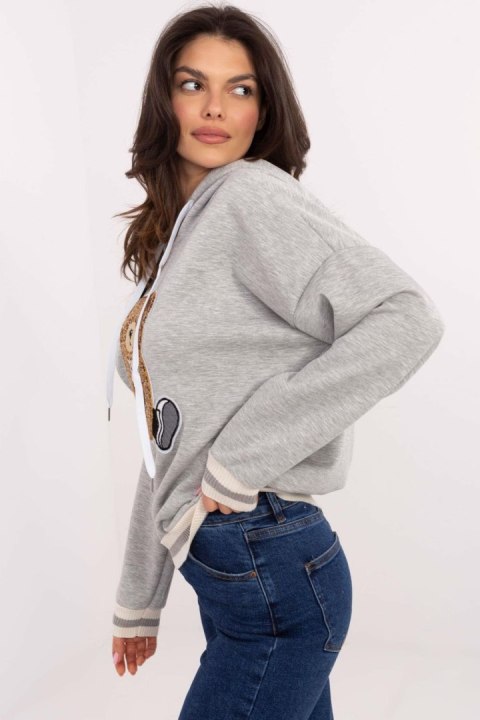 Bluza Damska Model MI-BL-M60911.65P Grey - Italy Moda Italy Moda