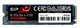Dysk SSD Silicon Power UD85 500GB M.2 PCIe NVMe Gen4x4 NVMe 1.4 3600/2400 MB/s Silicon Power